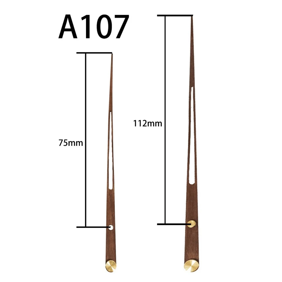 Klukka Hand No.A107 Wood Klukkutími og mínútur